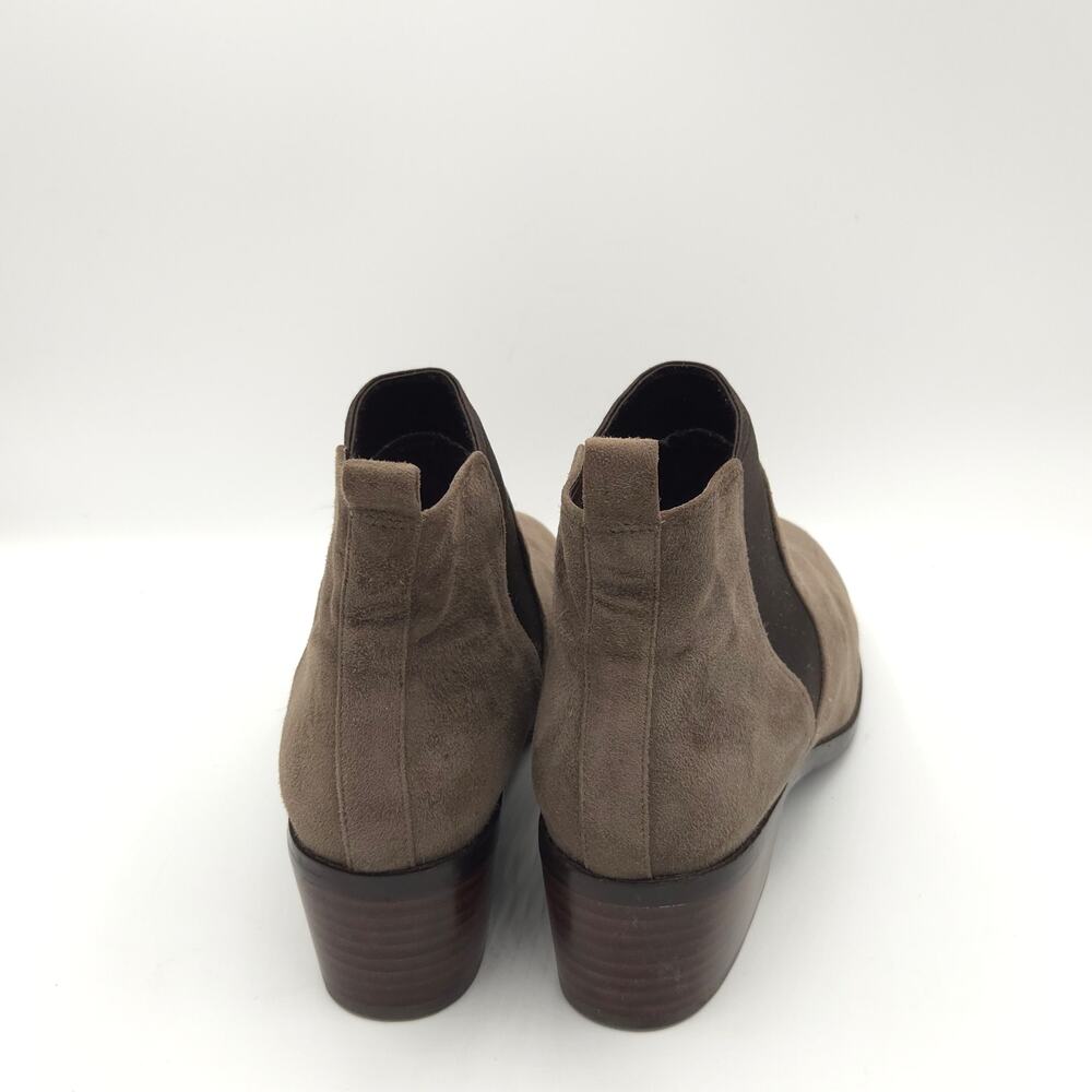Cole Haan Womens Osteen Boot Chelsea Bootie Biege  Suede Block Heel size 8.5 - Picture 6 of 9